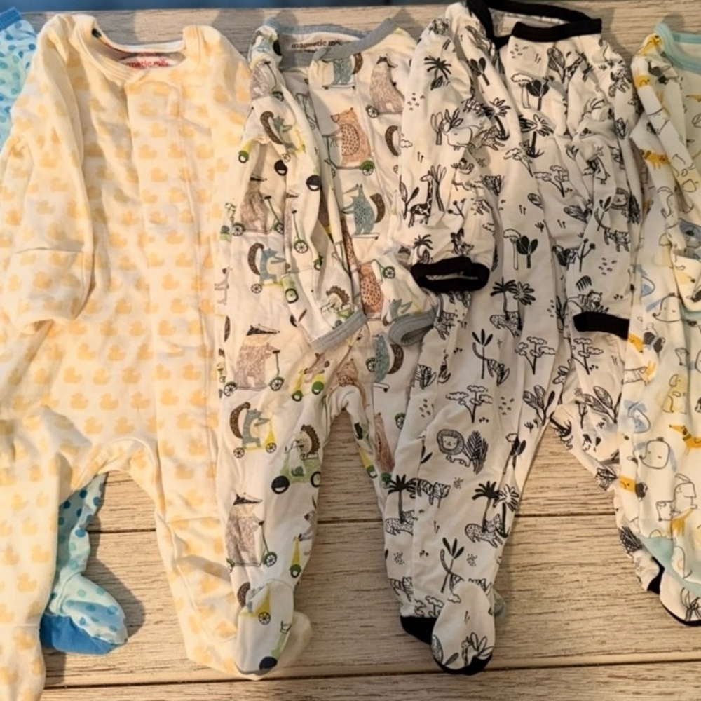 5 Magnetic Me & E=MC Footie PJ’s Newborn